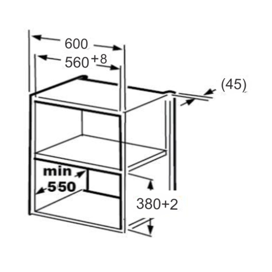 Carysil Built In Oven BIO 01 + Carysil Built-In Convection Microwave MWO 1