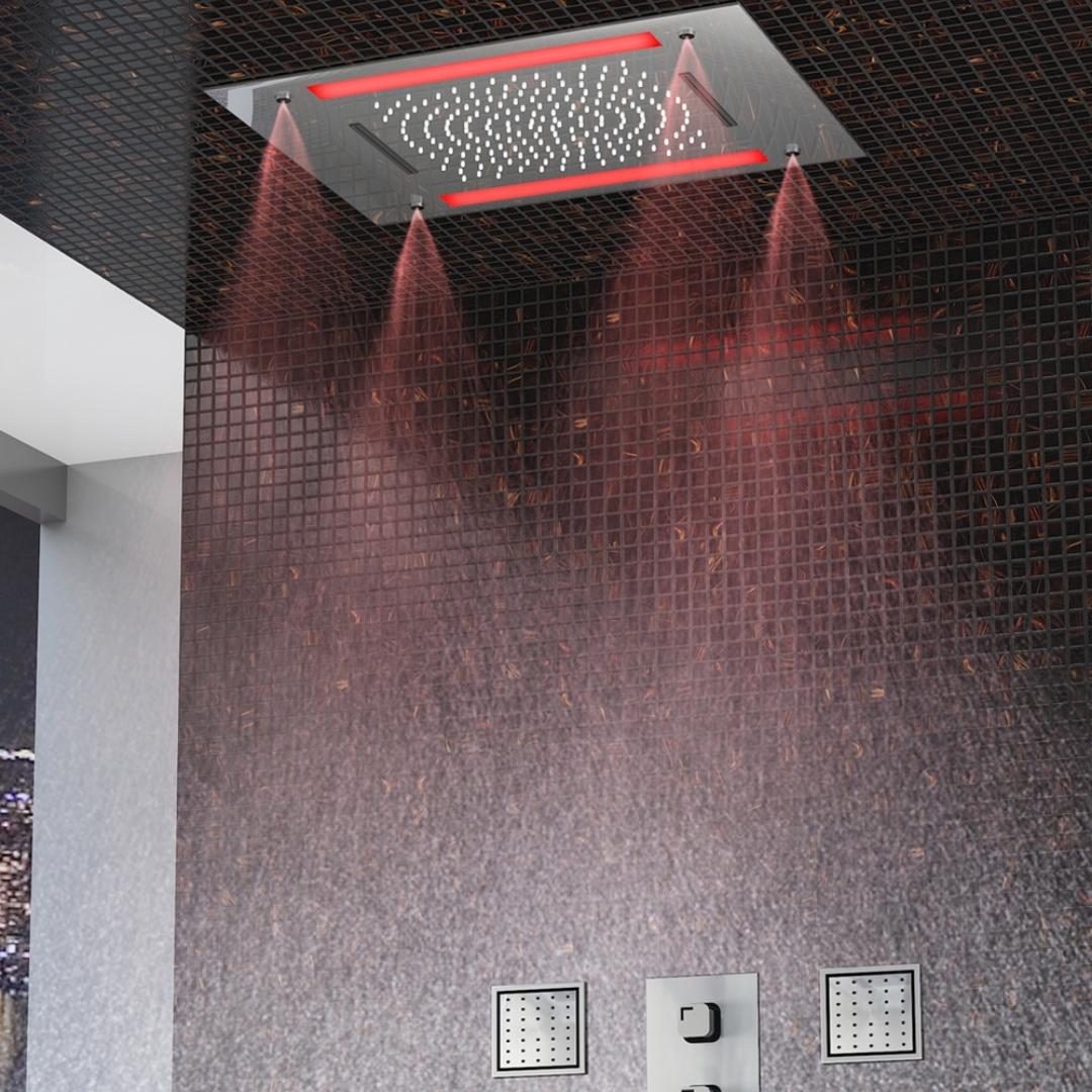Colston Multi Flow Overhead Shower CASA 2X - Chrome