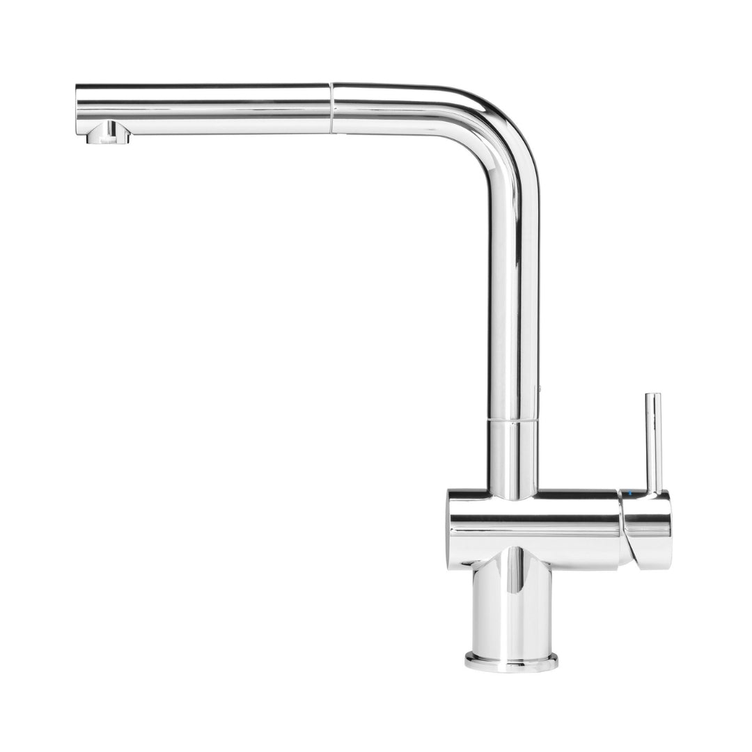 Reginox Table Mounted Regular Kitchen Sink Mixer CEDAR with Extractable Hand Shower Spout in Chrome Finish