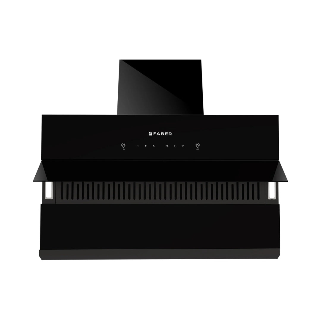 Faber Built In Oven FBIO 75L 9F BK + Faber Built-In Microwave FBI MWO 20 SG BK + Faber 90 cm Wall Mounted Chimney Auto Clean Series HOOD ARIES FL HC SC BK IN 90 + Faber 90 cm 5 Burner Hob Superia Series SUPERIA HT905 BR AI