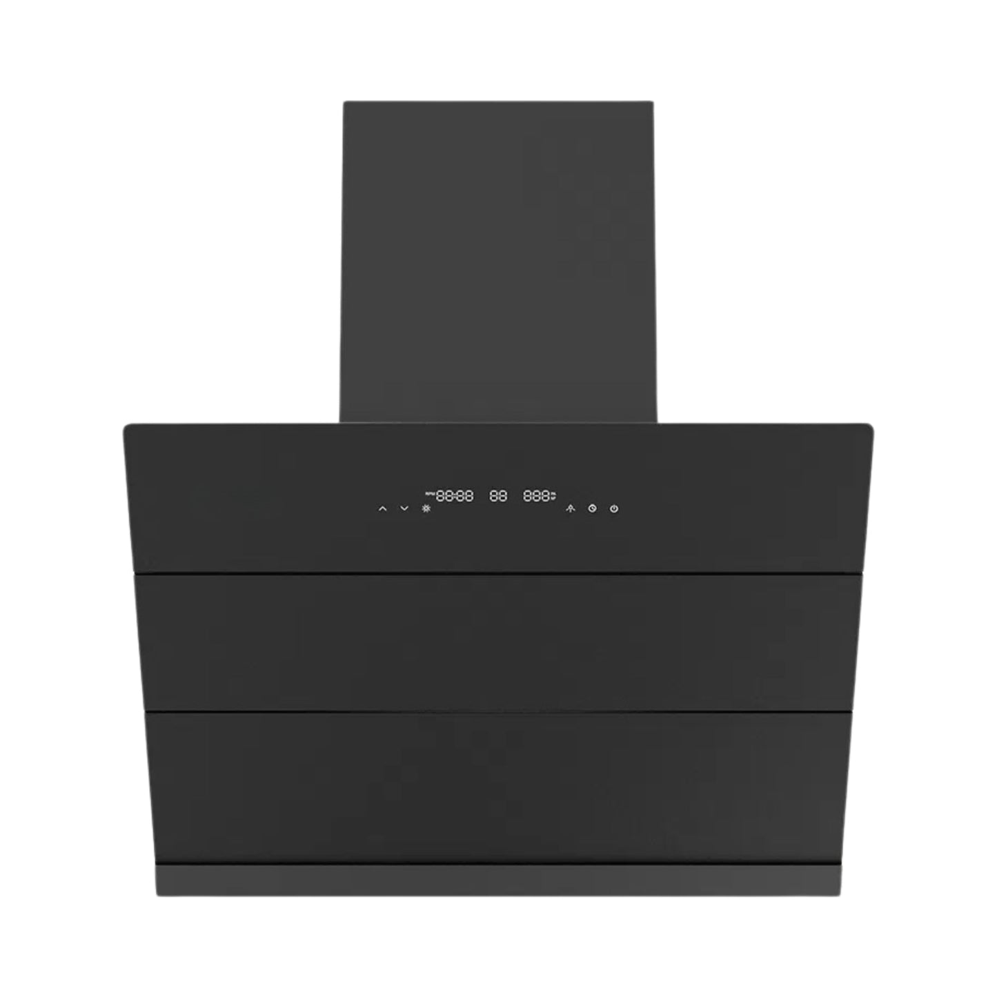 Kaff 75 cm Wall Mounted Chimney ALBURY SUPER 75 DC BLDC + Kaff 78 cm 3 Burner Hob Massimo MSM 783X
