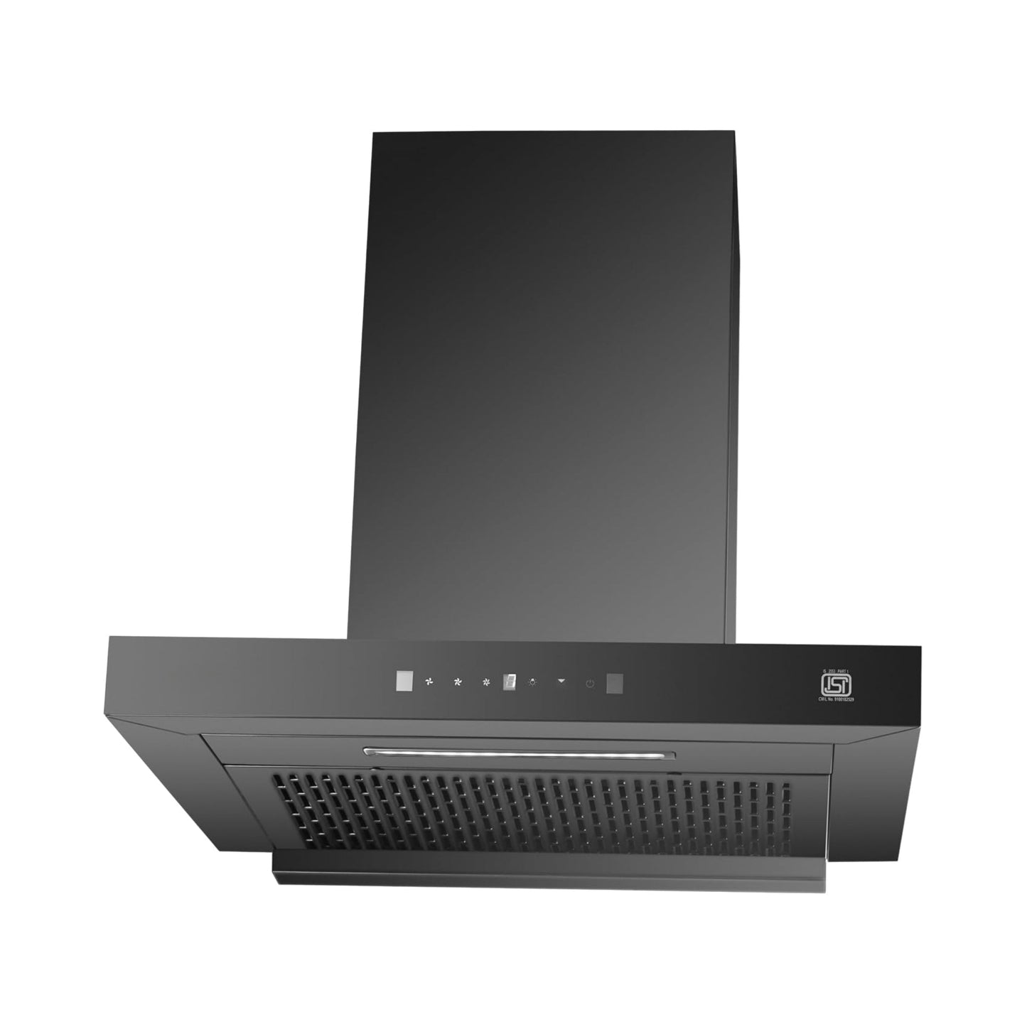 Kaff 60 cm Wall Mounted Chimney Filterless Series ASHPRO DHC 60 + Kaff 60 cm 3 Burner Hob Blaze Series BZ 603