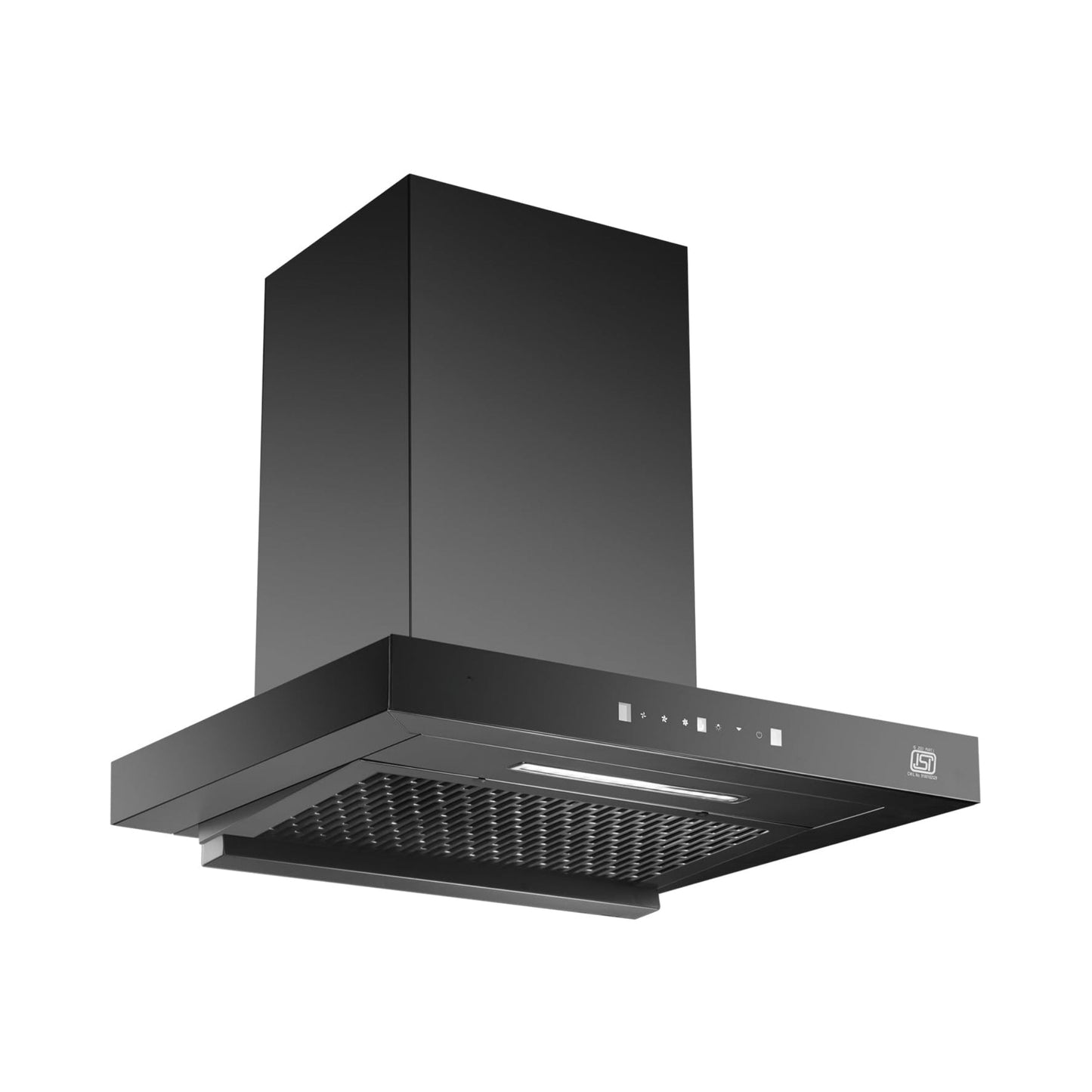 Kaff 75 cm Wall Mounted Chimney Filterless Series ASHPRO DHC 75 + Kaff 80 cm 4 Burner Hob Crista CRH 804