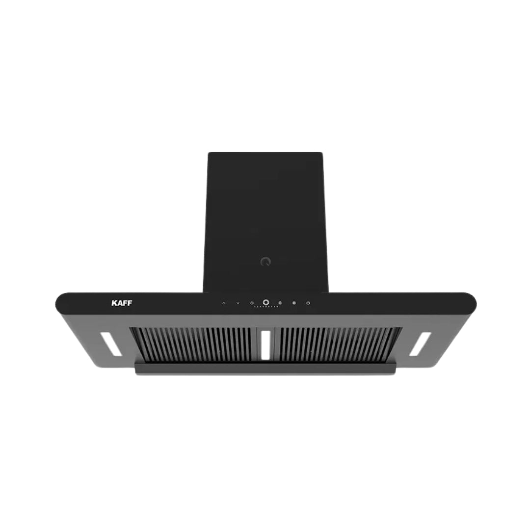 Kaff 90 cm Wall Mounted Chimney CANARY 90 DC BLDC + Kaff 90 cm 4 Burner Hob Ashford Series ASF 94M