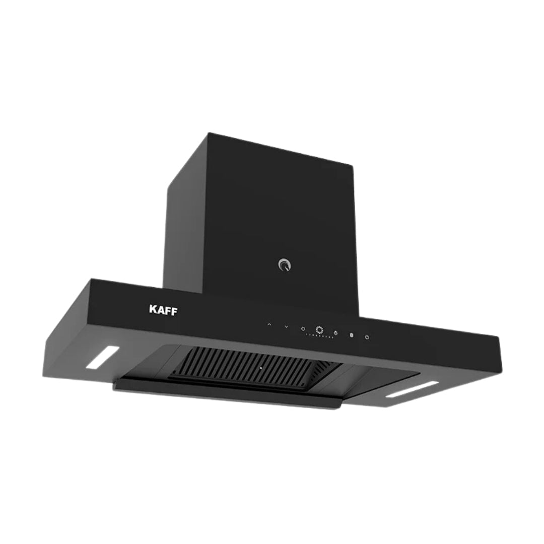 Kaff 75 cm Wall Mounted Chimney CASTO 75 - DC - BLDC + Kaff 78 cm 3 Burner Hob Preston PRS 783