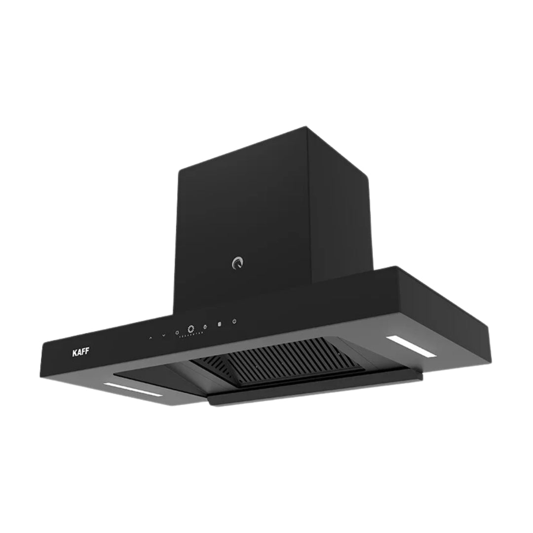 Kaff 75 cm Wall Mounted Chimney CASTO 75 - DC - BLDC + Kaff 78 cm 3 Burner Hob Preston PRS 783