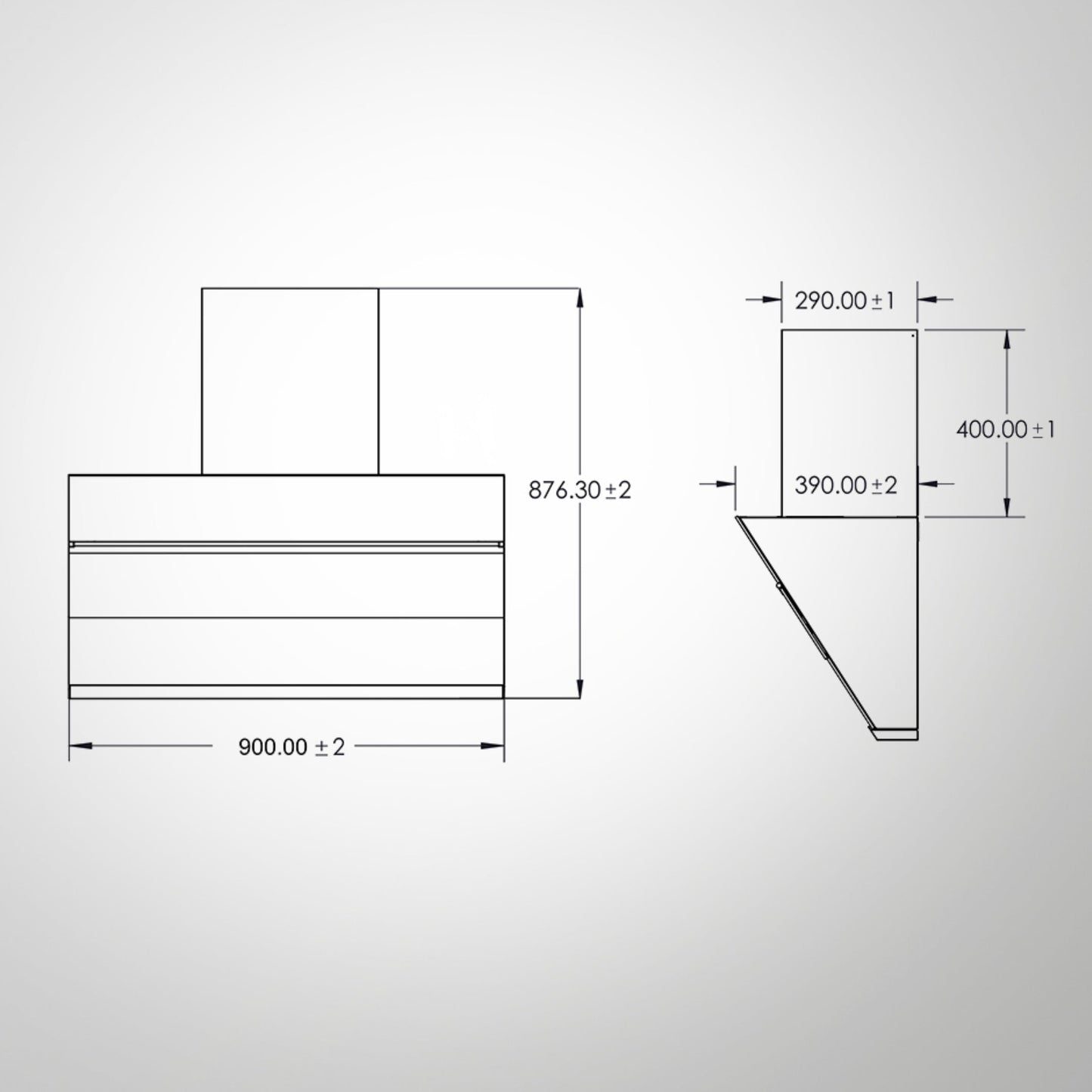 Kaff 90 cm Wall Mounted Chimney LYNN 90 DC BLDC + Kaff 90 cm 4 Burner Hob Ashford Series ASF 94M