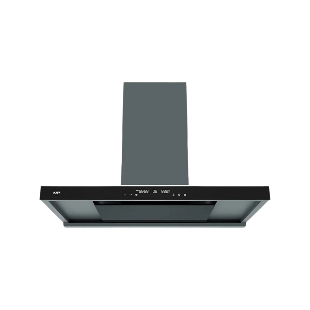 Kaff 90 cm Wall Mounted Chimney MISSONI 90 - BLDC + Kaff 90 cm 4 Burner Hob Ashford Series ASF 94M