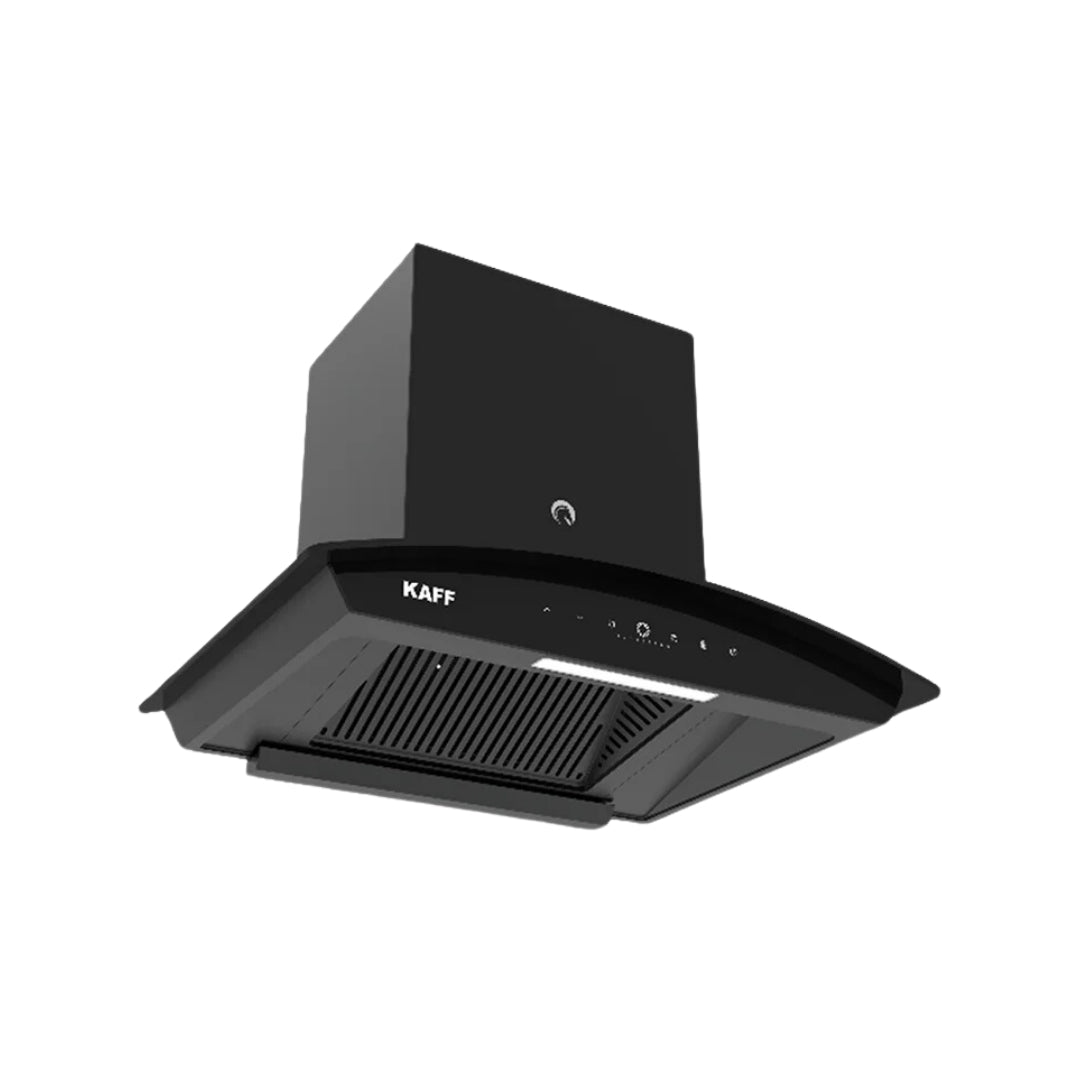 Kaff 60 cm Wall Mounted Chimney VASCO 60 DC - BLDC + Kaff 60 cm 4 Burner Hob Ashford ASF 604