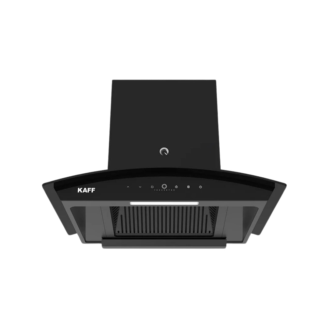 Kaff 60 cm Wall Mounted Chimney VASCO 60 DC - BLDC + Kaff 60 cm 4 Burner Hob Ashford ASF 604