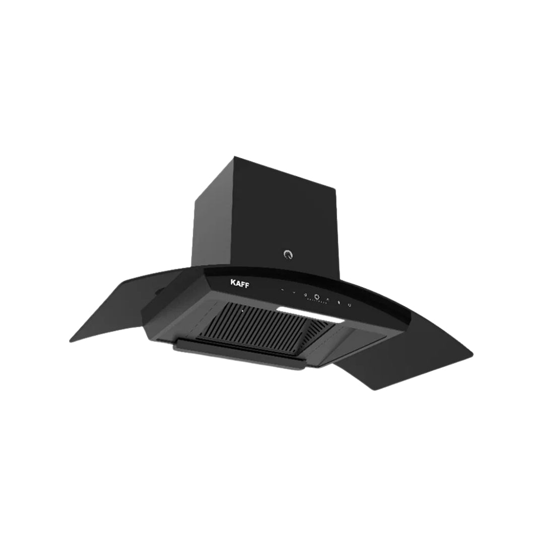 Kaff 90 cm Wall Mounted Chimney VASCO 90 DC - BLDC + Kaff 90 cm 4 Burner Hob Ashford Series ASF 94M