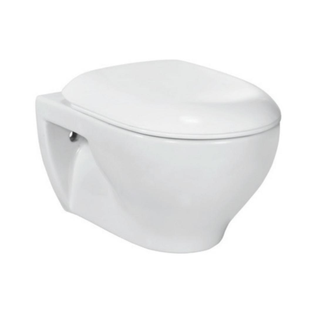 Jaquar Wall Mounted White Closet WC Continental CNS-WHT-961UF with P-Trap