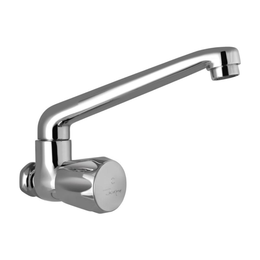 Jaquar Wall Mounted Regular Kitchen Sink Tap Continental CON-347KNM with Swinging Spout in Chrome Finish