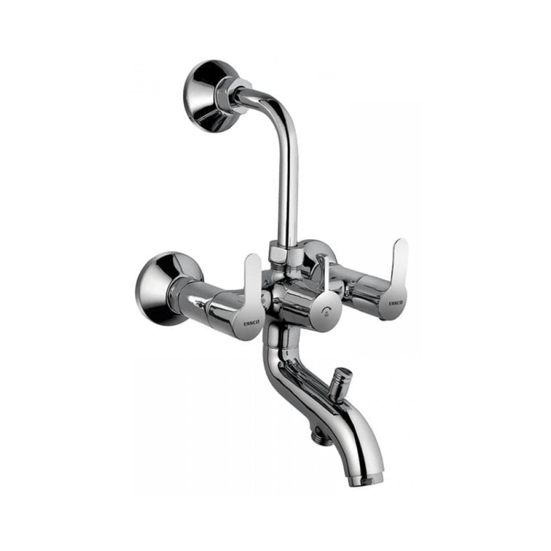 Essco 3 Way Wall Mixer Cosmo COS-CHR-103281 - Chrome Finish