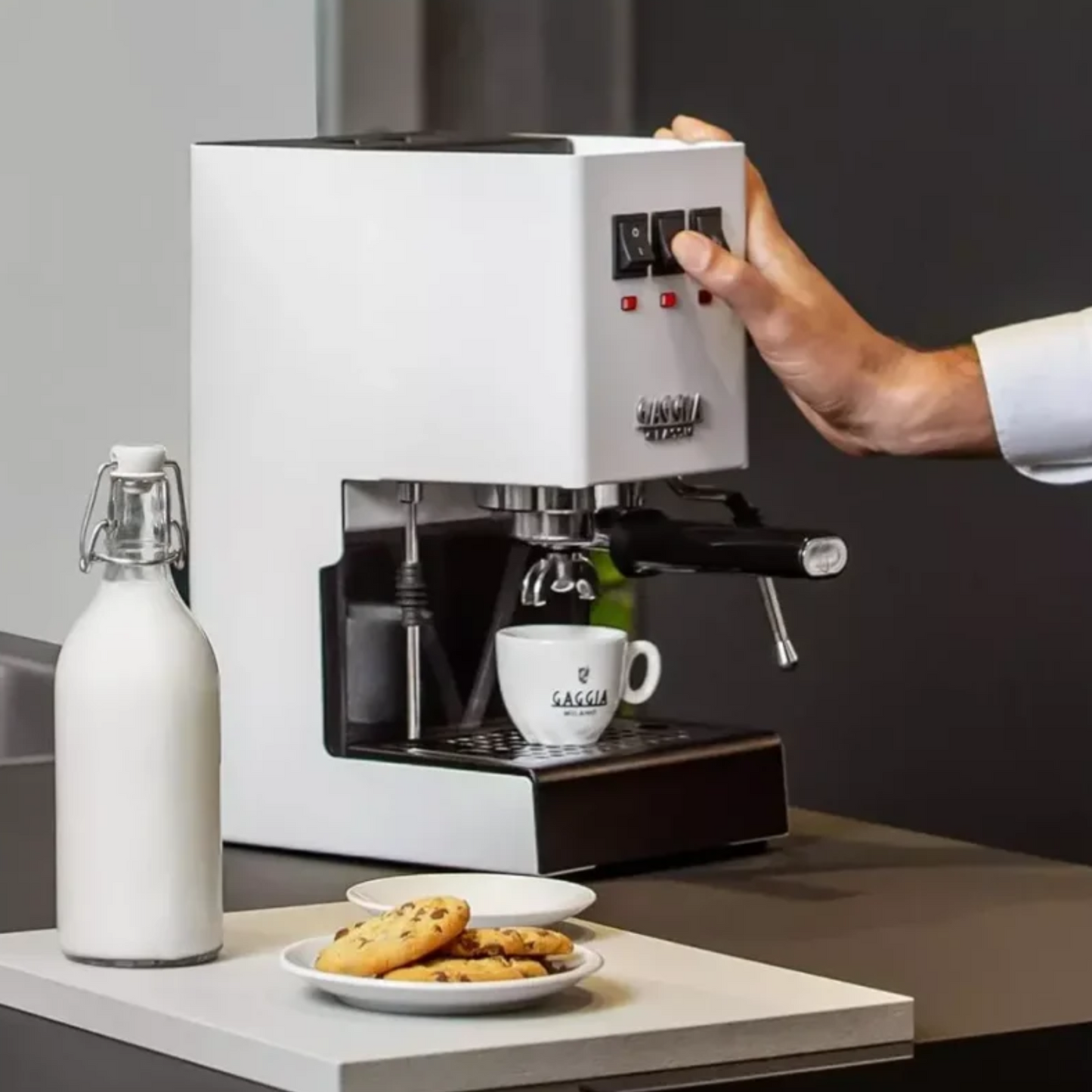 Gaggia Coffee Machine Classic Evo Polar White