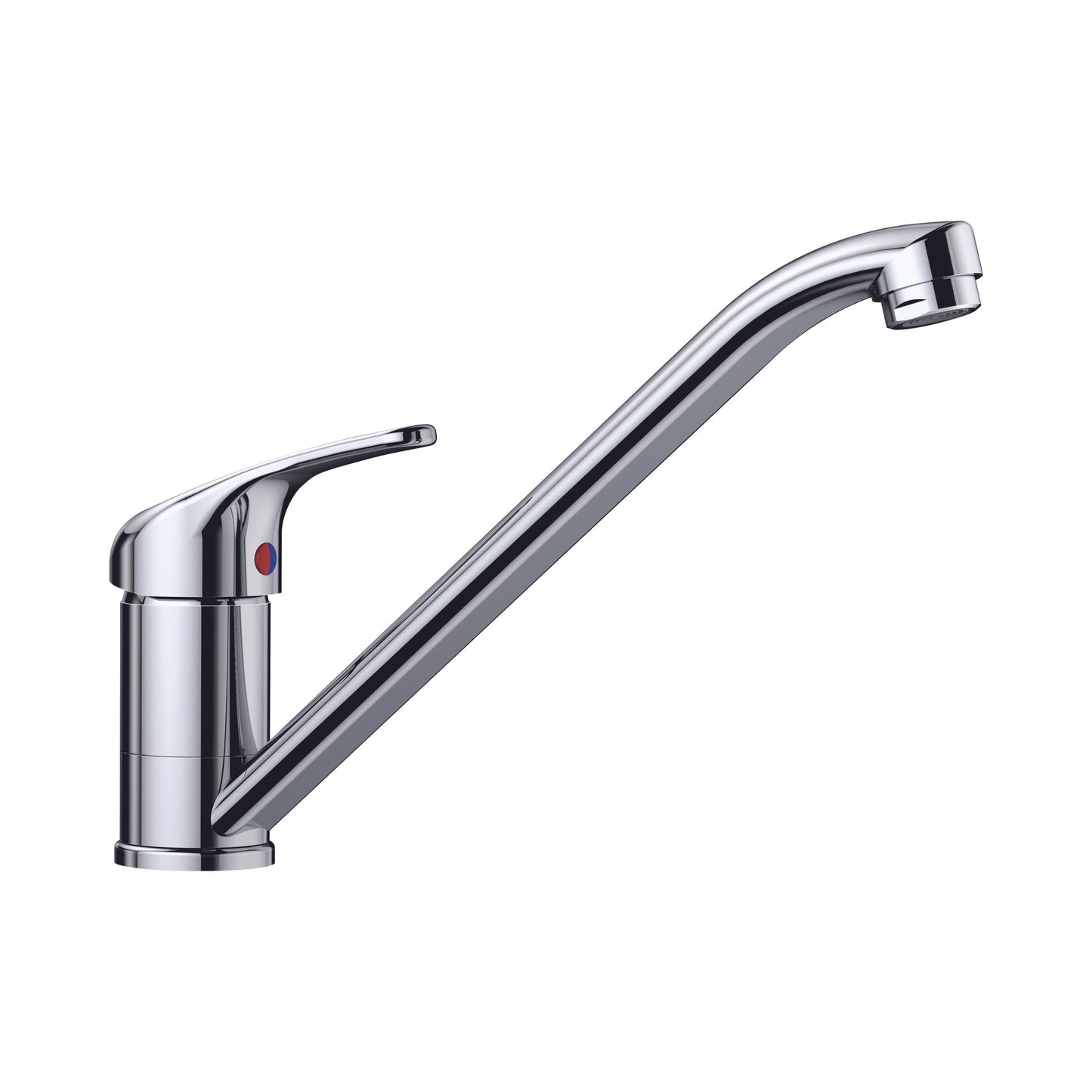 Hafele Table Mounted Regular Kitchen Sink Mixer Blanco DARAS with Swinging Spout in Chrome Finish