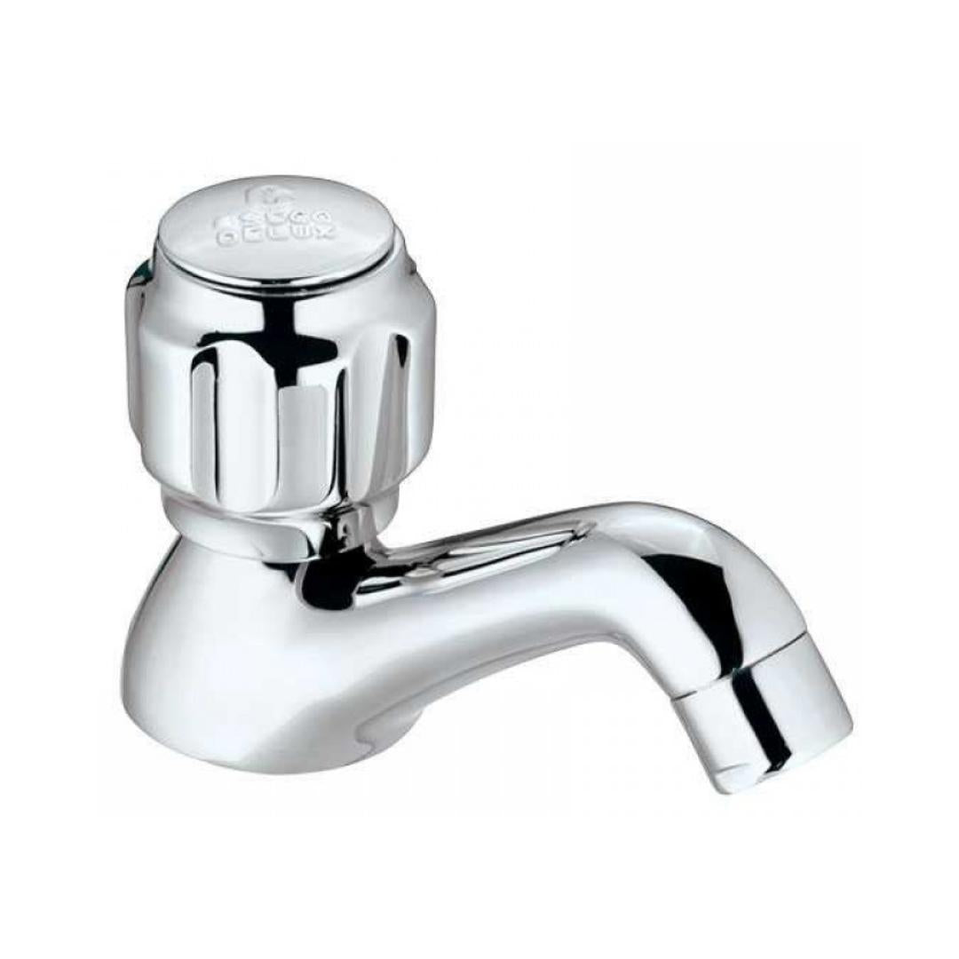 Essco Table Mounted Regular Basin Tap Delux DLX-CHR-508KN - Chrome