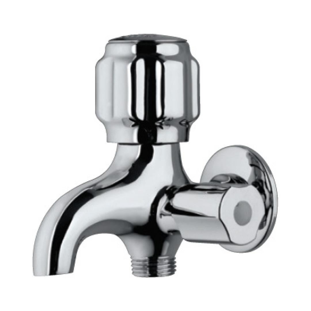 Essco WC Area 2 Way Bib Tap Delux DLX-CHR-512ANKN - Chrome