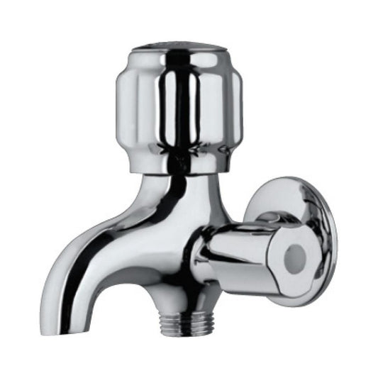 Essco WC Area 2 Way Bib Tap Delux DLX-CHR-512ANKN - Chrome