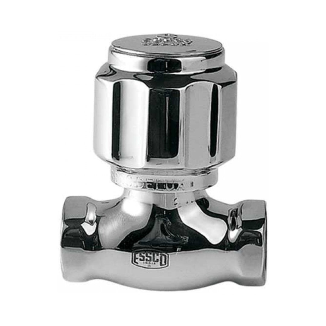 Essco Basin Area Stop Valve Delux DLX-CHR-513BKN - Chrome