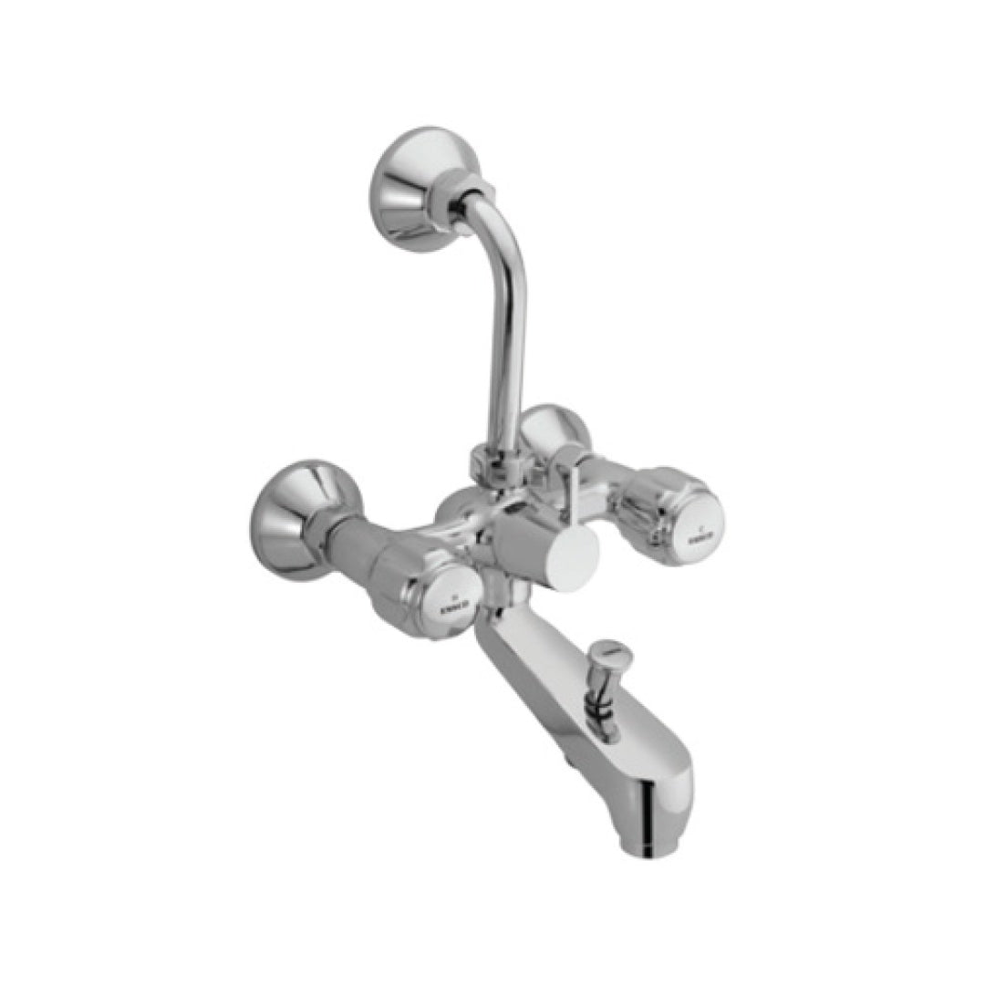 Essco 3 Way Wall Mixer Delux DLX-CHR-519KN - Chrome Finish