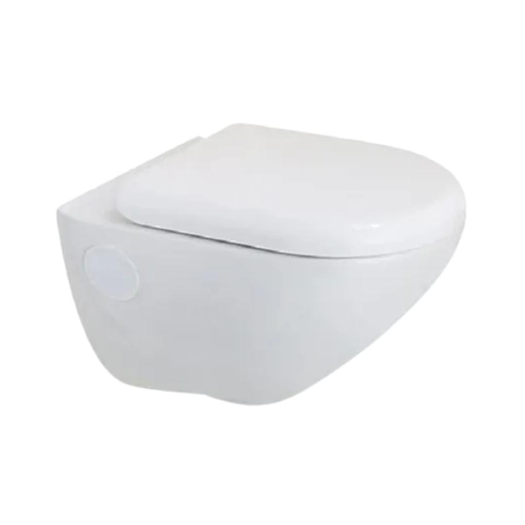 Hindware Wall Mounted White Closet WC Elegance 20109 WHITE with P-Trap