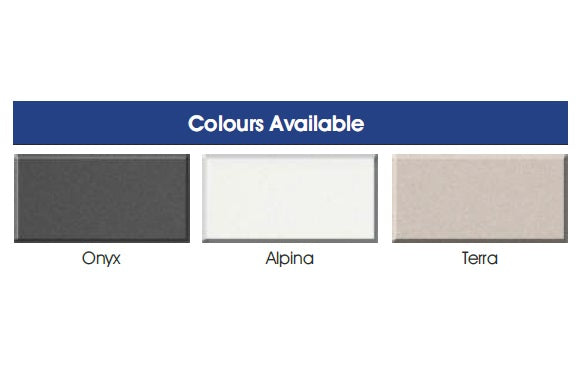 Nirali Quartz Sink Quartz Premium Range ELEX ( 23.5 x 18 inches )  -  Alpina