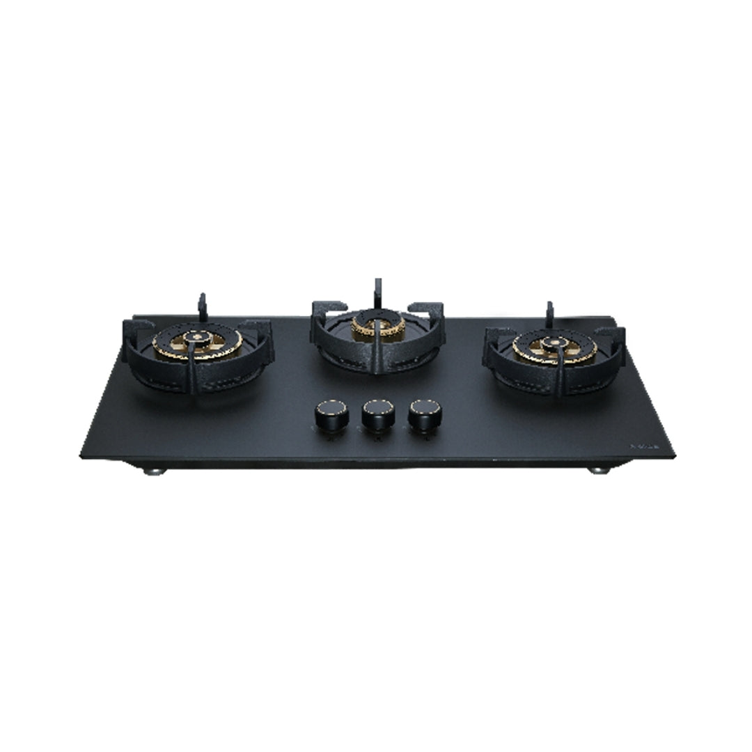 Elica 75 cm Wall Mounted Chimney EFL 3V 751 BLDC HAC LTW MS NERO + Elica 75 cm 3 Burner Hob Matt Flexi DFS Series MATT FLEXI DFS HE FB 3B 75 DX