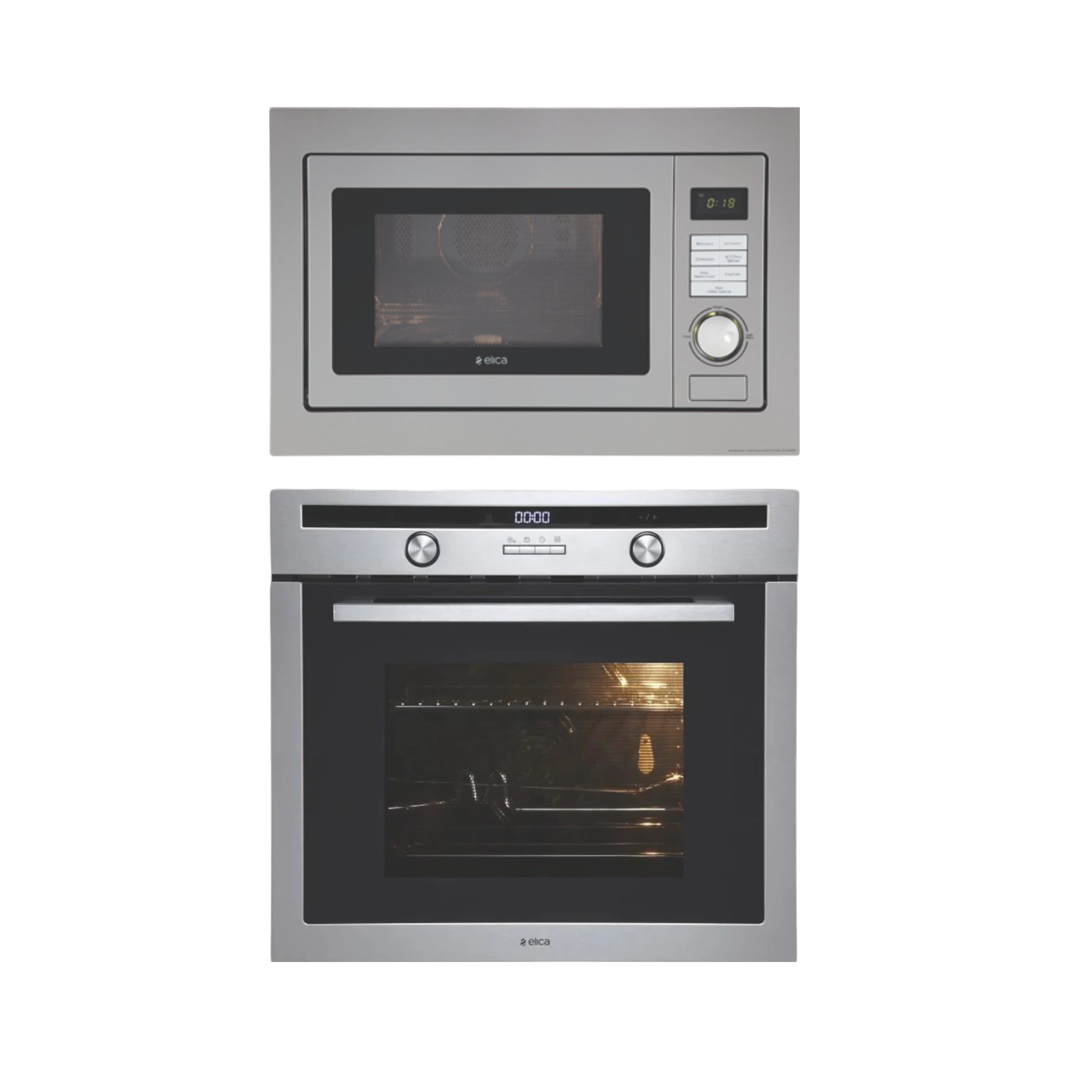 Elica Built In Oven EPBI TRIM 1062 DMF BK + Elica Built-In Convection Microwave EPBI MW 250