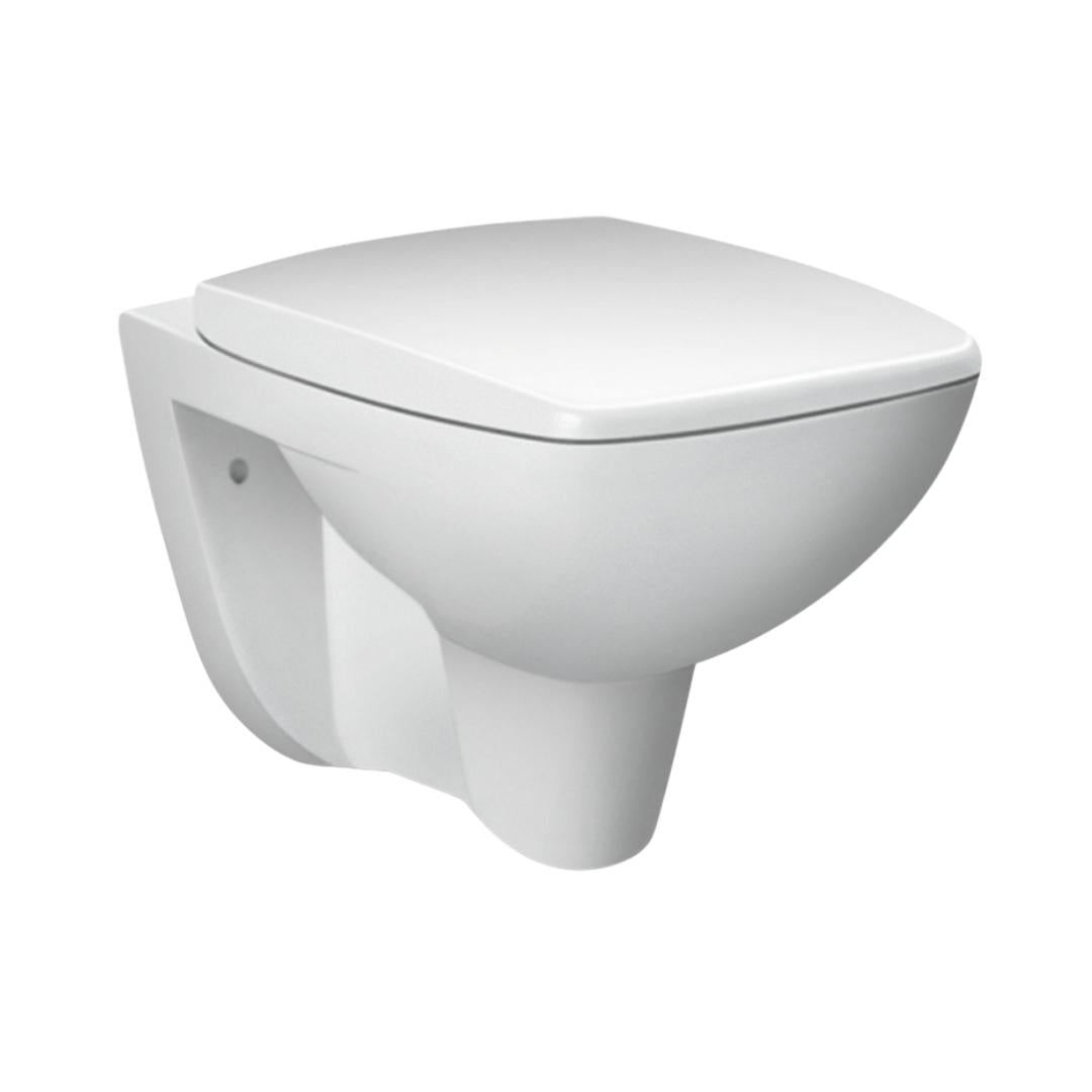 Hindware Wall Mounted White Closet WC Enigma Slim 92502 WHITE with P-Trap