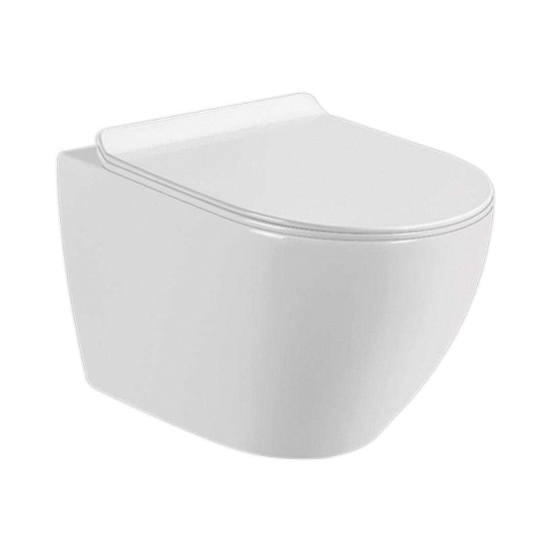 Hindware Wall Mounted White Closet WC Essence Neo 92559 WHITE with P-Trap
