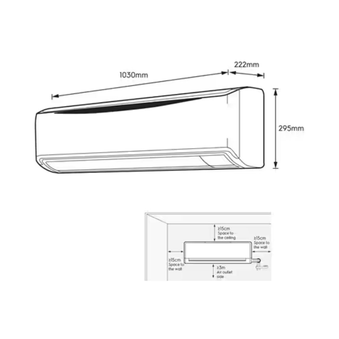 Electrolux 1.5 Ton Split AC UltimateHome 300 ESV183C2UA