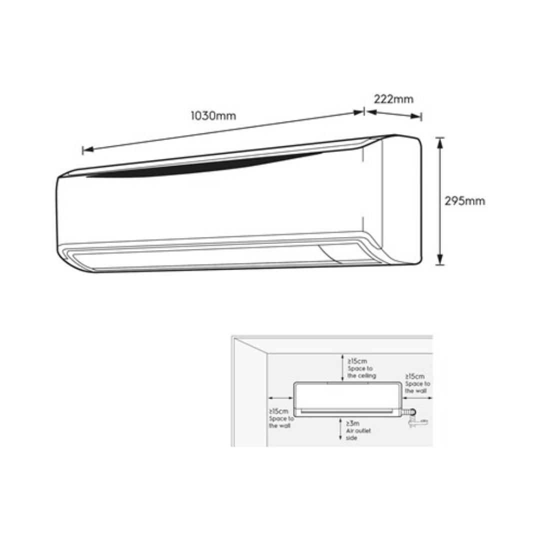 Electrolux 1.8 Ton Split AC UltimateHome 300 ESV223C2CA