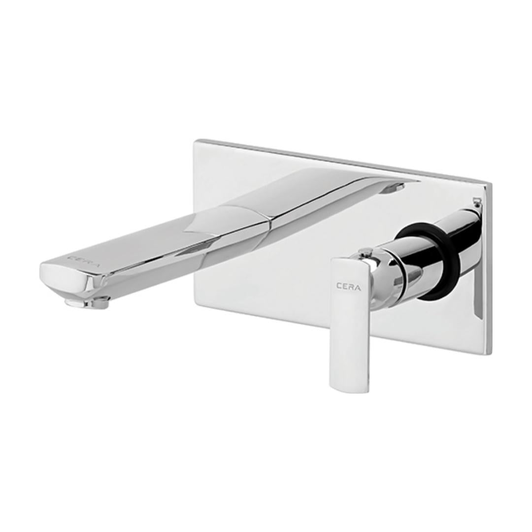 Cera Wall Mounted Basin Mixer Titanium F1003653 - Chrome