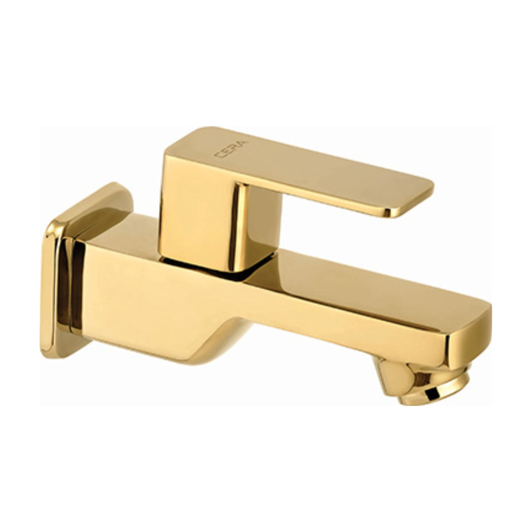 Cera WC Area Bib Cock Ruby F1005151FG - French Gold on Decure.in