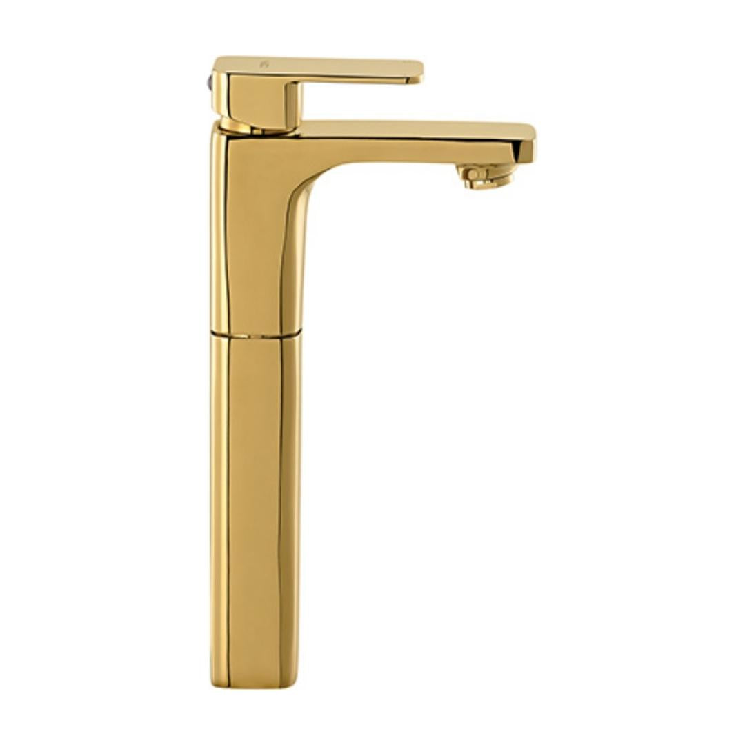 Cera Table Mounted Tall Boy Basin Mixer Ruby F1005452FG - French Gold