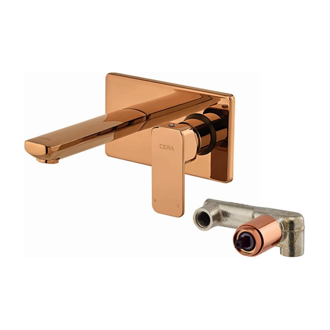 Cera Wall Mounted Basin Mixer Ruby F1005473RG - Rose Gold