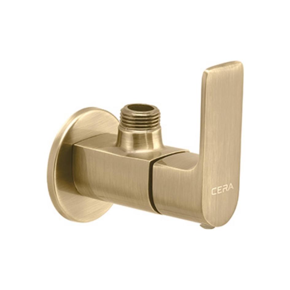 Cera Basin Area Angle Valve Chelsea F1016201BA - Antique Brass