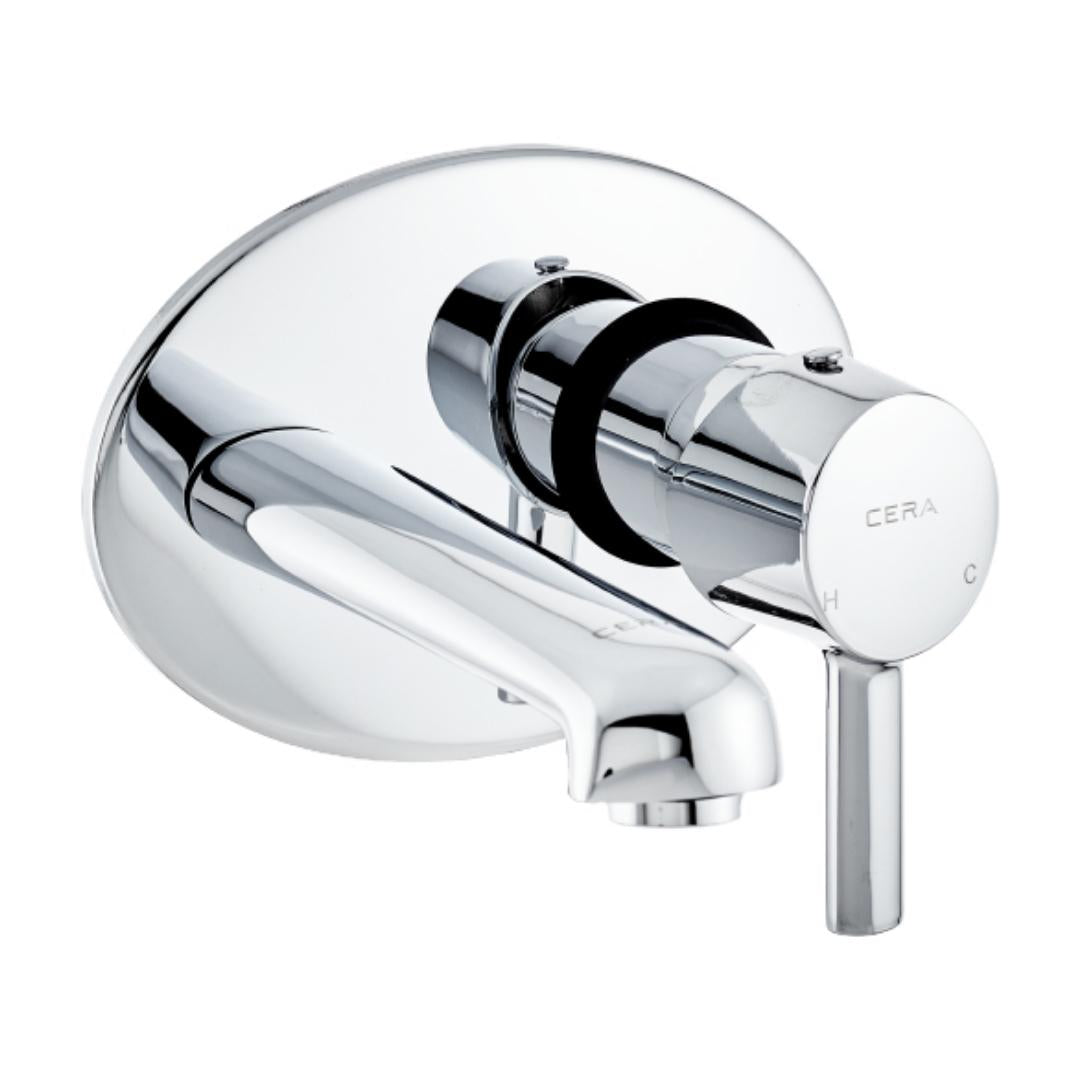 Cera Wall Mounted Basin Mixer Ripple F1017473 - Chrome