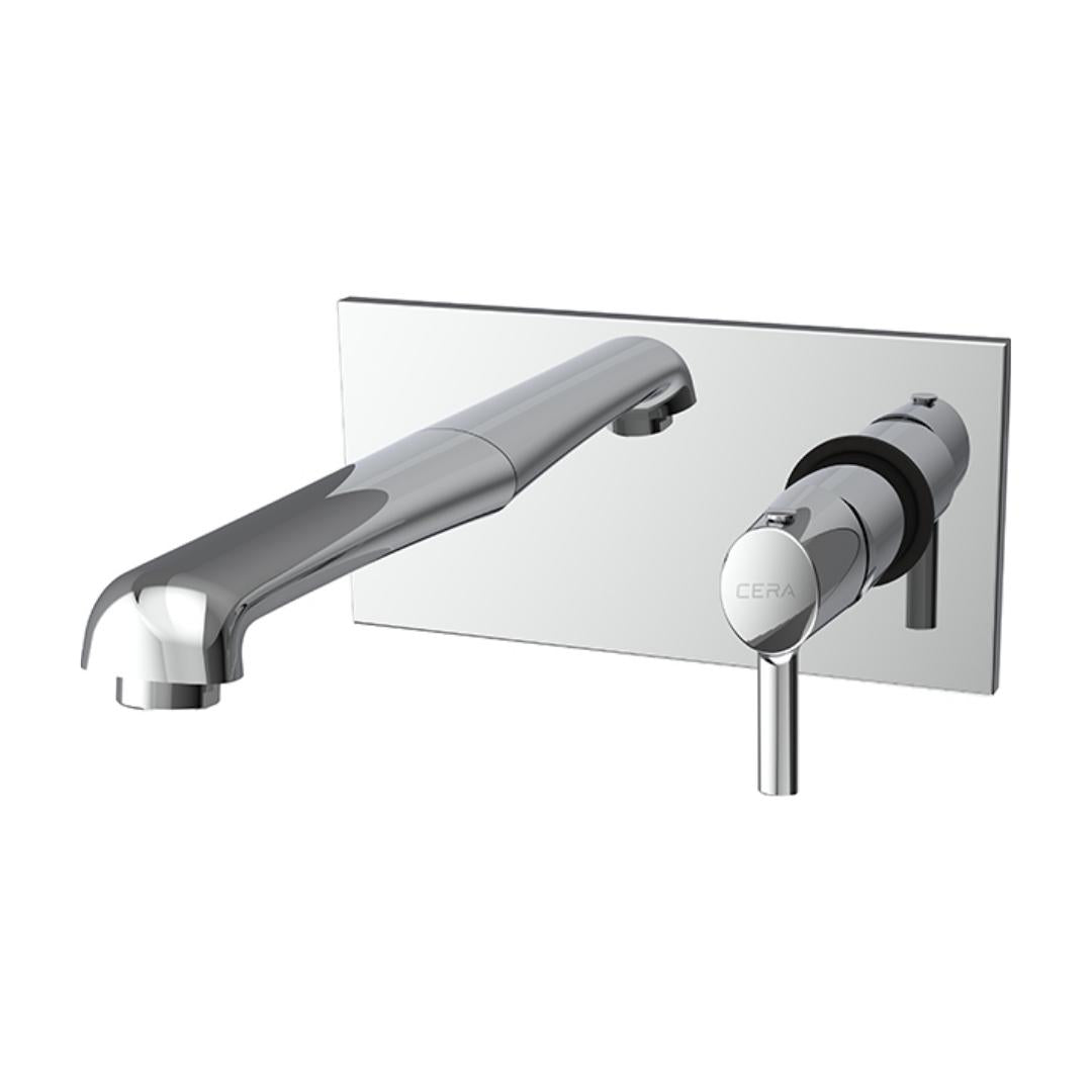 Cera Wall Mounted Basin Mixer Ripple F1017653 - Chrome