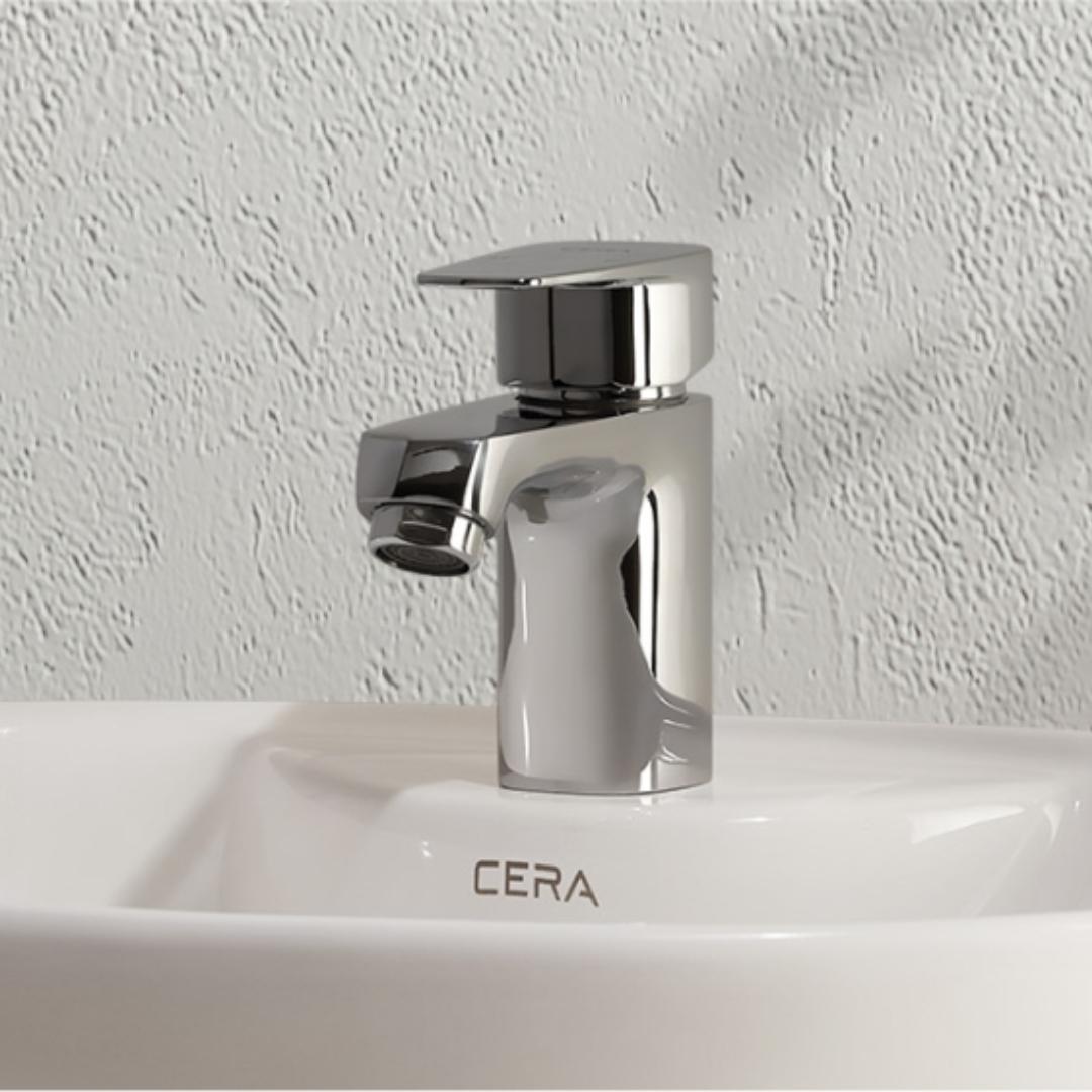 Cera Table Mounted Regular Basin Mixer Vine F1020451 - Chrome
