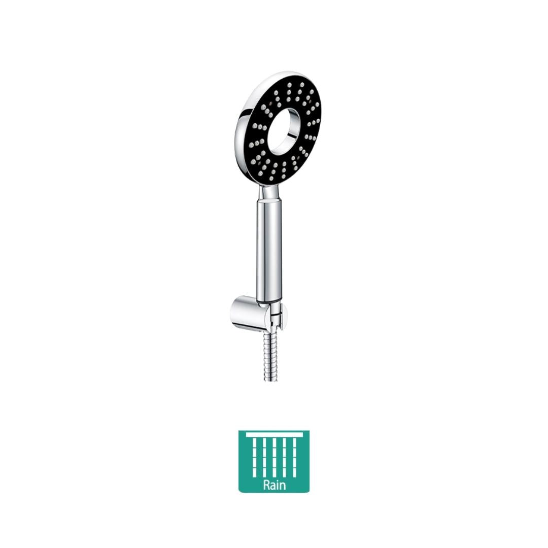 Hindware Single Flow Hand Shower Glamour Collection F160114 - Black