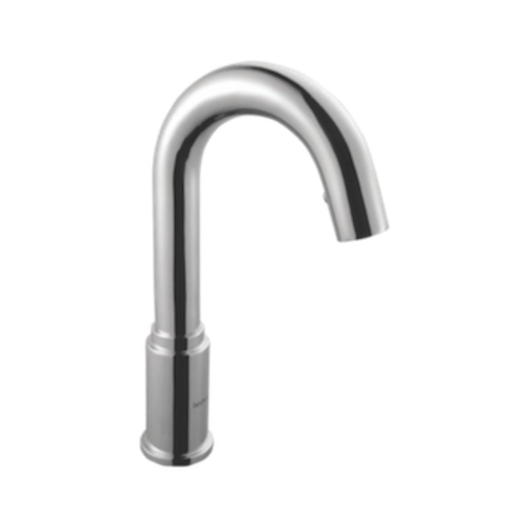 Hindware Table Mounted Regular Sensor Basin Tap Flora F240008 - Chrome - DC Operated