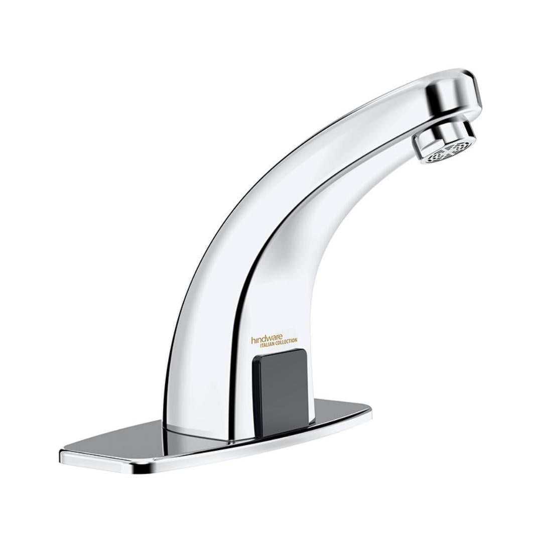 Hindware Table Mounted Regular Sensor Basin Tap Eco F240011 - Chrome - DC Operated
