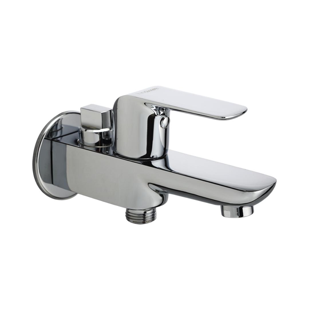 Hindware WC Area 2 Way Bib Tap Fluid F400003 - Chrome