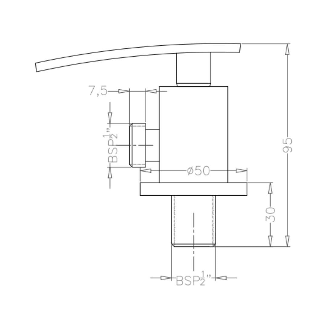 Hindware Basin Area Angle Valve Monroe F460005 - Chrome