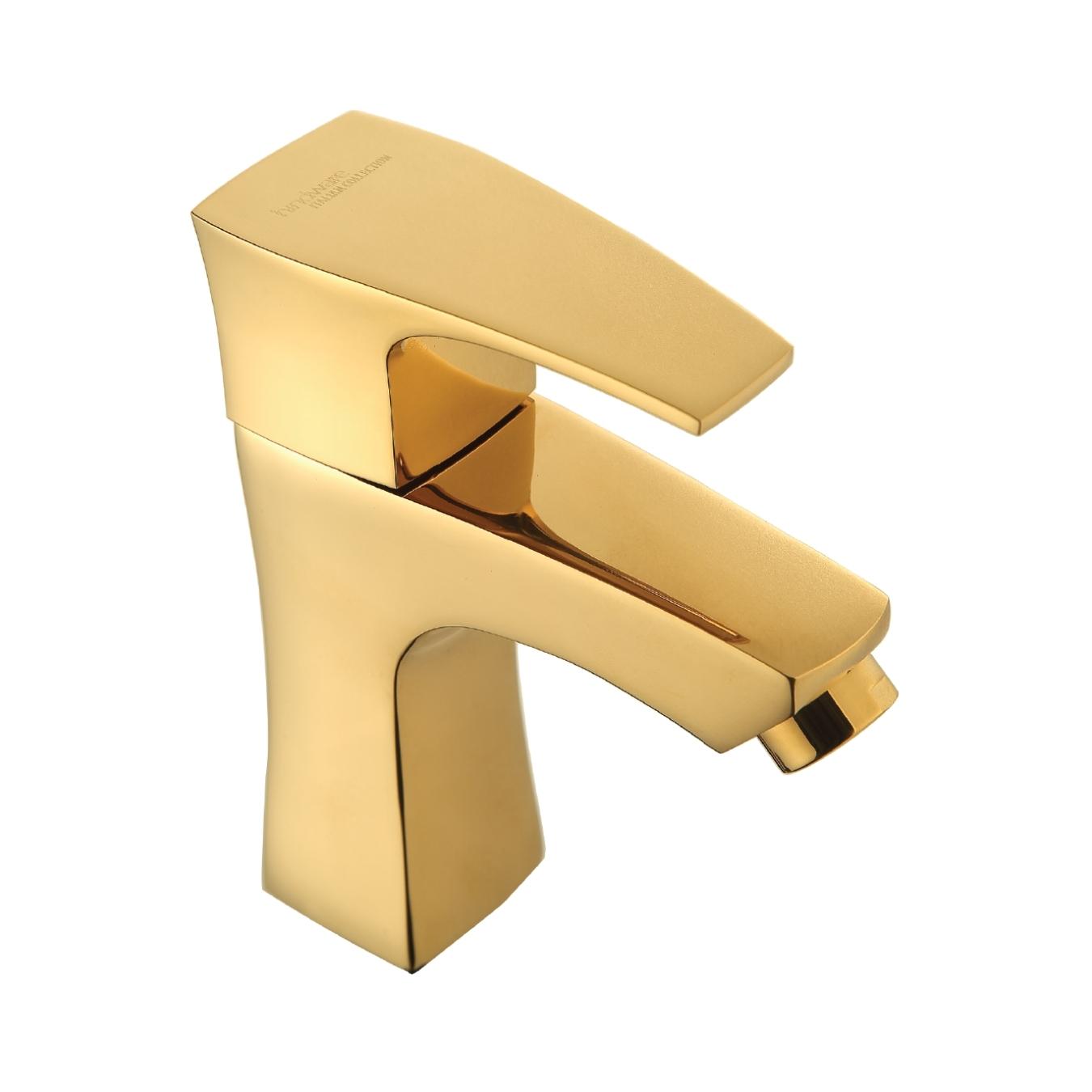 Hindware Table Mounted Regular Basin Tap Edge F520001PGD - Gold