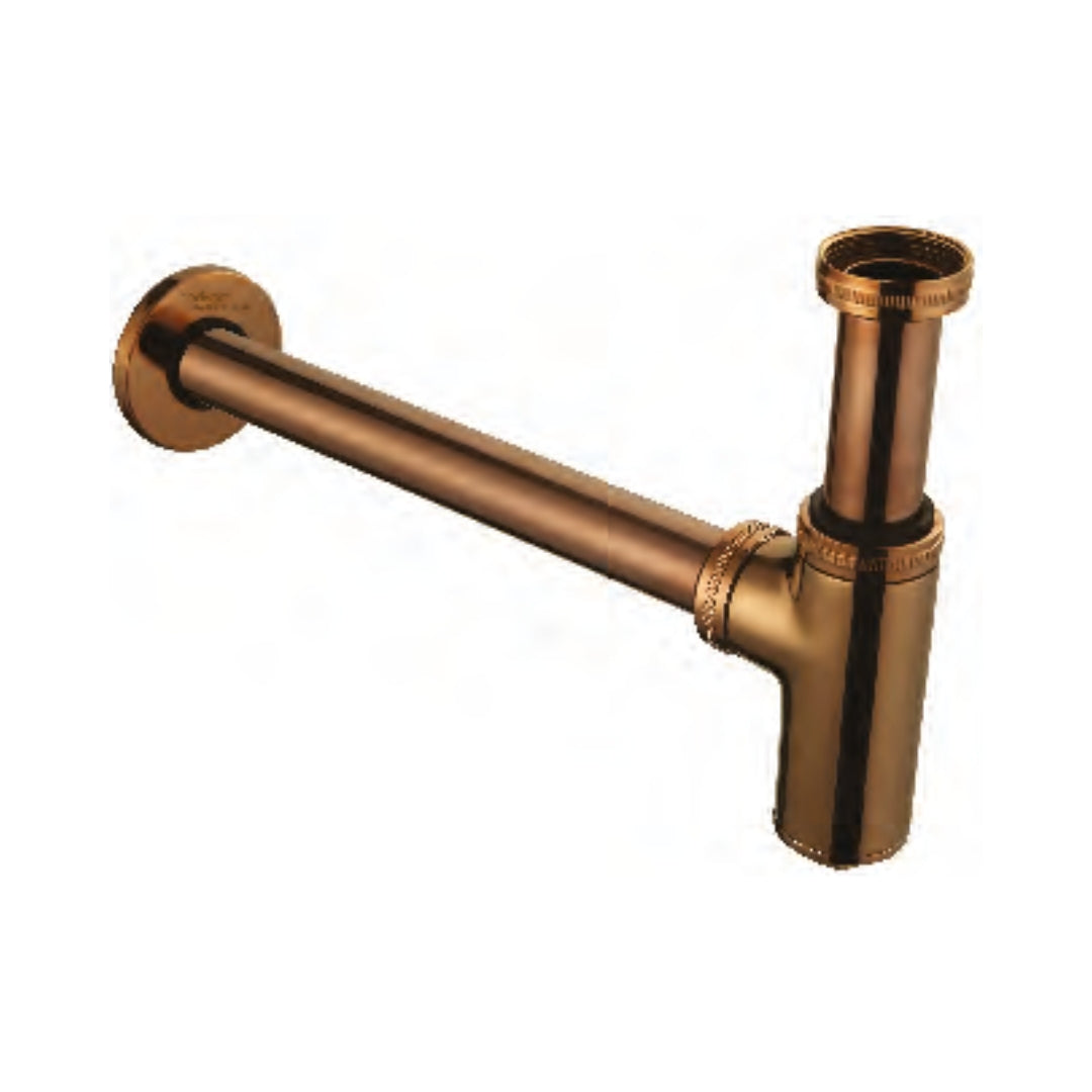 Hindware 12 Inch Bottle Trap Edge F850004RGD - Rose Gold