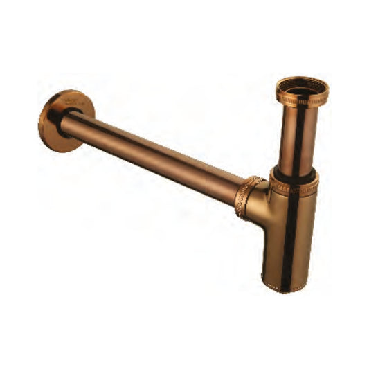 Hindware 12 Inch Bottle Trap Edge F850004RGD - Rose Gold