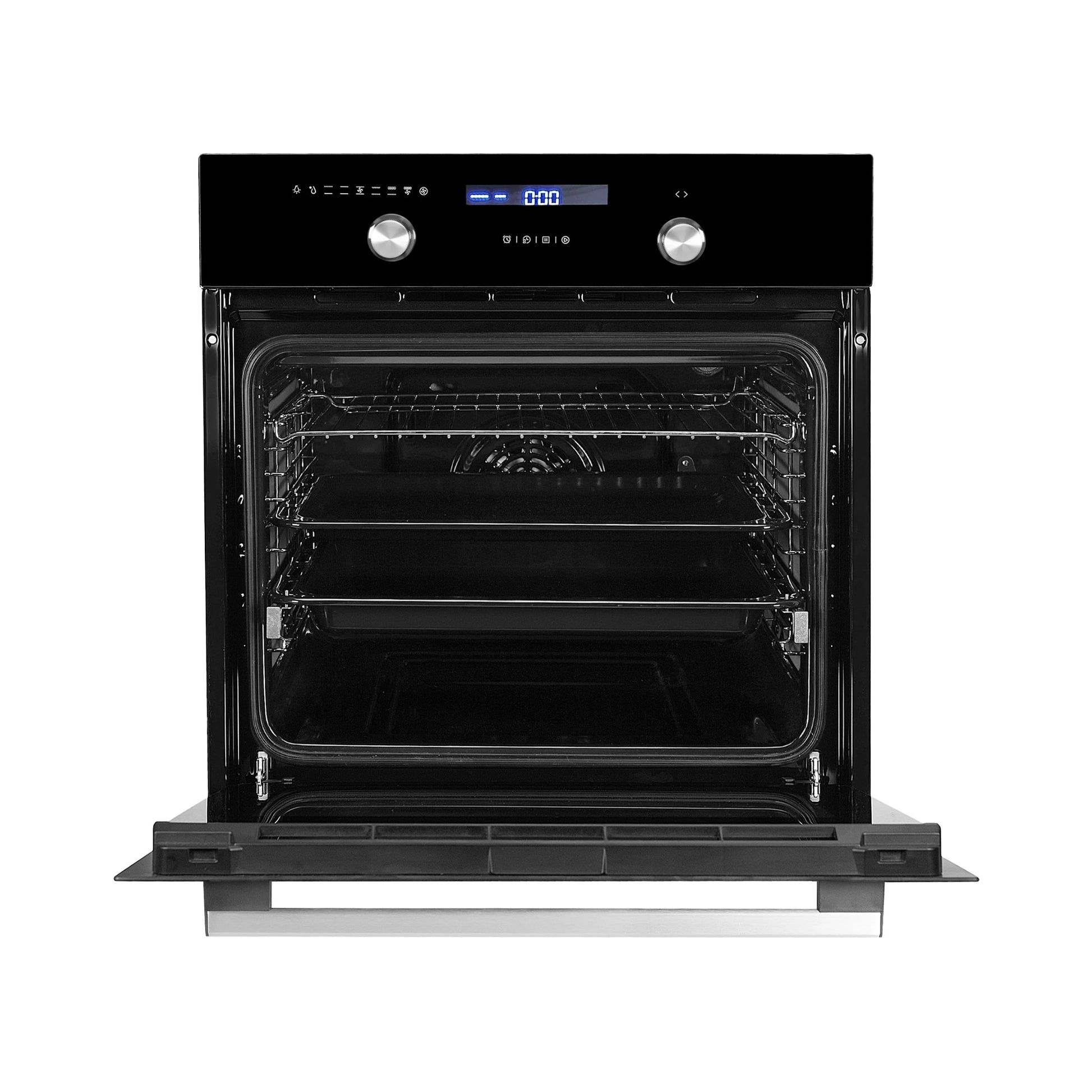 Faber Built In Oven FBIO 75L 9F BK + Faber Built-In Microwave FBI MWO 20 SG BK + Faber 75 cm Wall Mounted Chimney Gen-I Series DAZZLE BLDC FL HC BK 75 + Faber 75 cm 3 Burner Hob Bella Series BELLA HT 753 BR AI + Faber Free Standing Dishwasher FFSD 6PR 12S NEO BK with 12 Place Settings